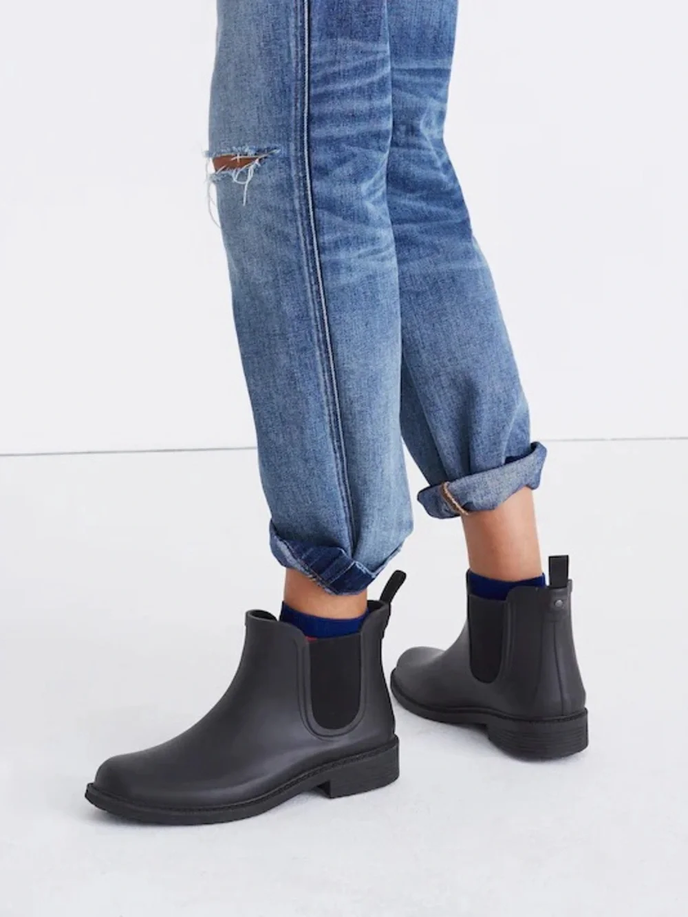 Madewell The Chelsea Rain Boot Black